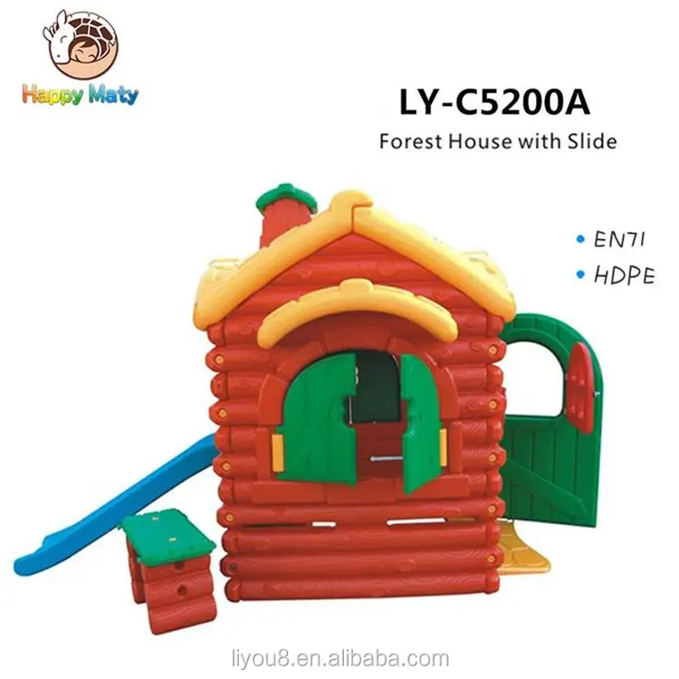 Wholesale Eco Friendly Lovely Children Plastic Outdoor Playhouse For