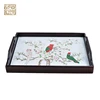 Beautifully decorated in the living room in the pattern of flowers and birds ceramic fruit tray