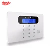 LCD screen 2G smart wireless home security burglar GSM/SMS alarm system