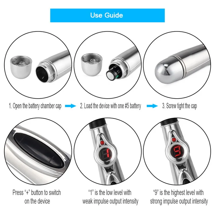 Bio feedback pain relief therapy massage pen electrical acupuncture pen meridian energy pen