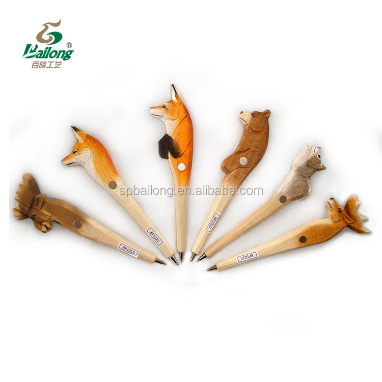 15 Years Factory Handmade Carved Souvenir Animal Head Wooden