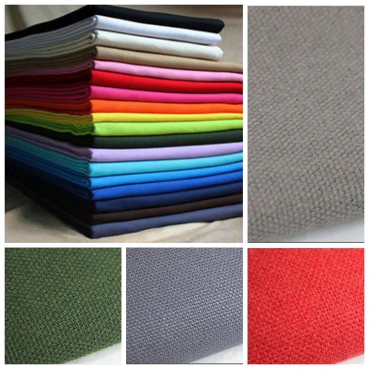 Colorful 100% Cotton Canvas Fabric to Make Bags , Curtain Fabric
