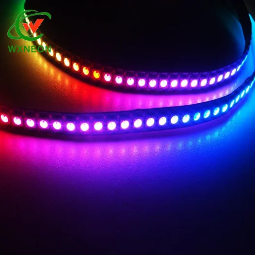 DC5V 1m 144leds RGB 5050 Non waterproof WS2812B LED TV Strip Light