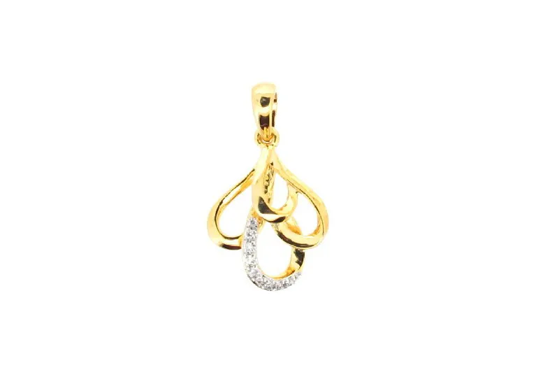 White Quartz butterfly Pendant 18k Gold Women Necklace Pendant