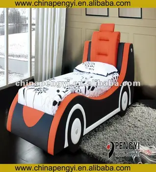 kids leather bed