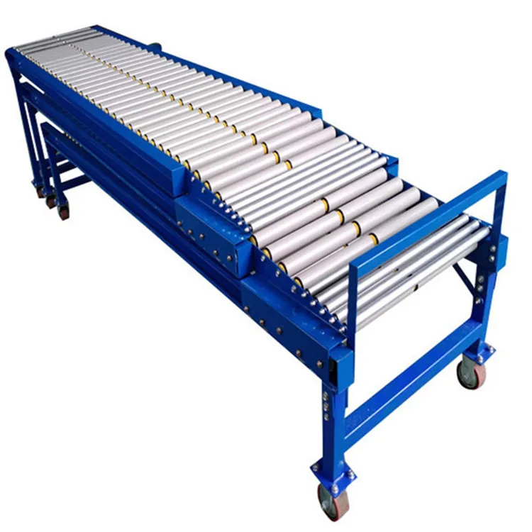 Gravity Flexible Expandable Unloading Full Automatic Roller Conveyor From Container Buy 3924