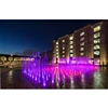 Outdoor modern computer controlled playing dry water fountain dancing water fountain