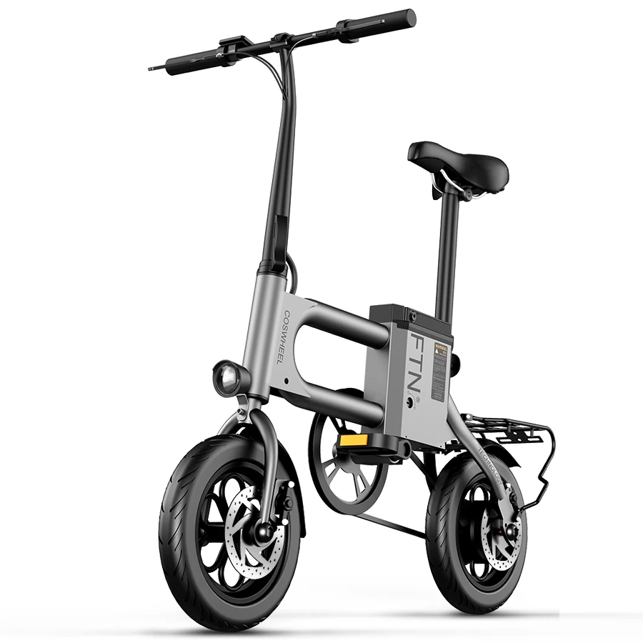 

Coswheel Scooter, 2019 Environmentally Friendly Brushless Adult Electric+Bicycle, 8.7 Ah 12inch Folding E-bike