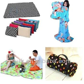 Car Travel Fleece Blanket Pillow Set For Kids Blanket Bed Sheet