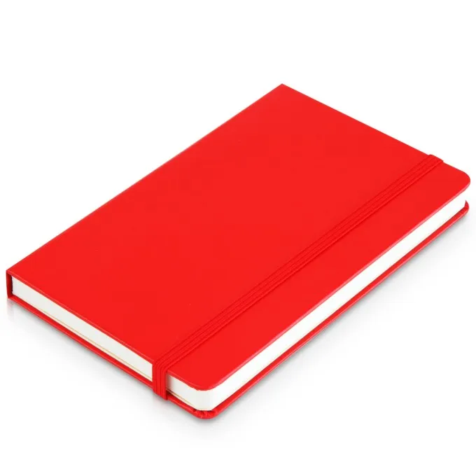Simple notebook with elastic closure