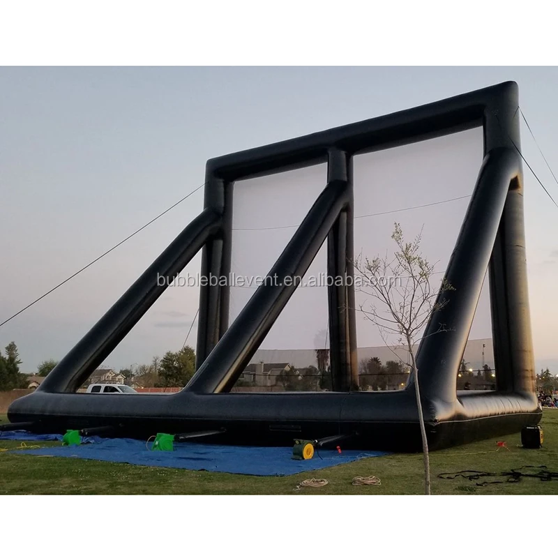 Custom Portable Blow Up Cinema Screen Movie Theater Outdoor Dome Transparent Rear Inflatable