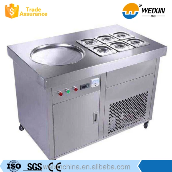 Buy Wholesale China Stainless Steel Clean And Healthy Fried Ice Cream  Machine Roll Ice Cream Machine & Roll Ice Cream Machine at USD 800