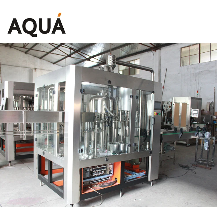 
Small Size Mini Capacity Automatic Water Bottling Machine / 3 in 1 Bottling Line 