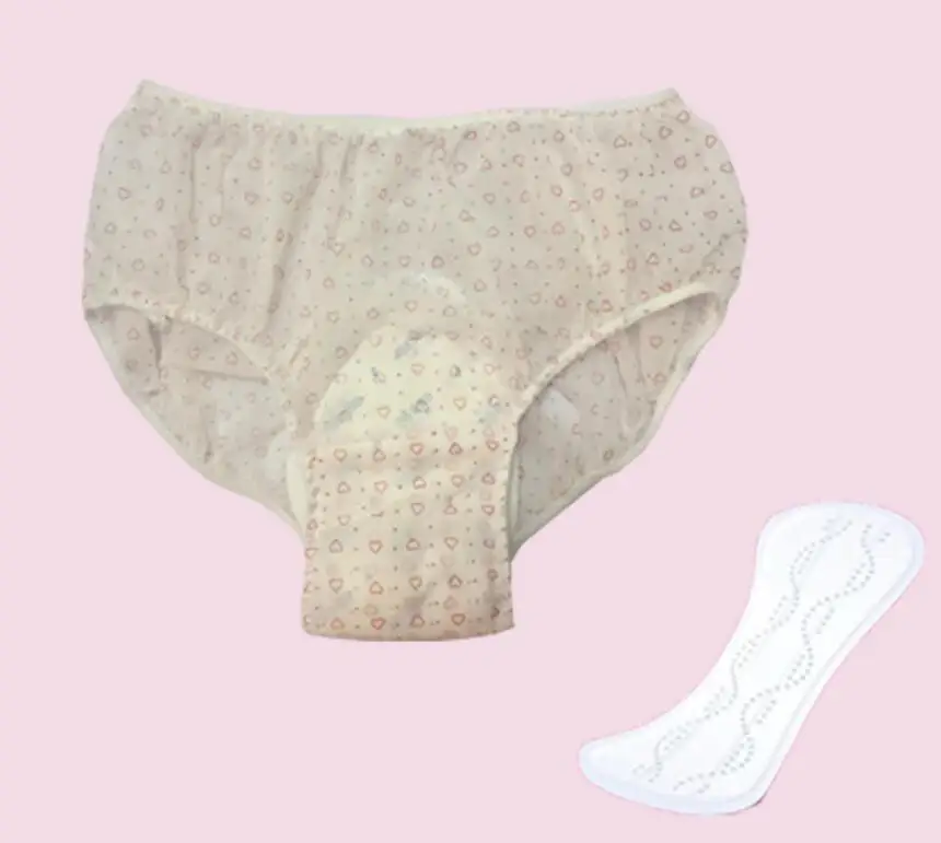 High Quality Hospital Disposable Panties Sterile Disposable Pants With Sanitary Napkin Buy