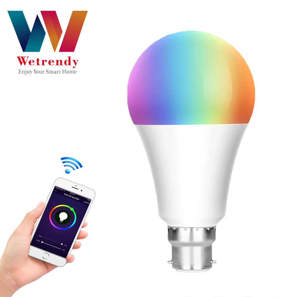 Smart light Bulb Hot selling Amazon,support smart life/WiFi  dimmable light tuya smart bulb