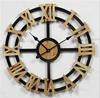 High Quality Retro Metal Wall Clock Roman Numerals For Home Decor