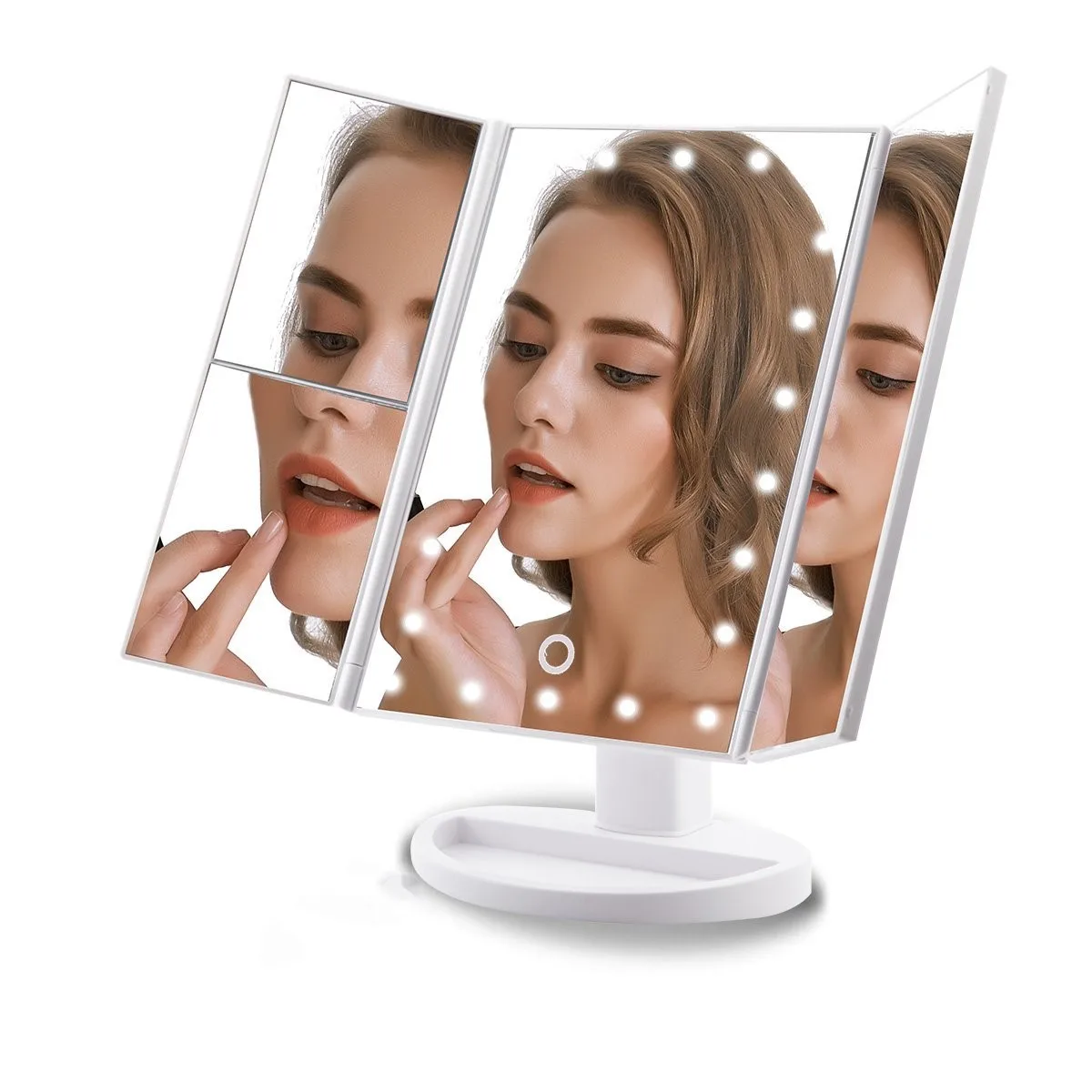 Косметическое зеркало с подсветкой Superstar Magnifying Mirror