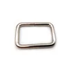 Sourse factory stainless steel rectangle square d ring metal buckle