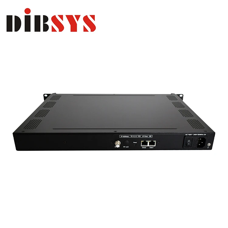 

Digital tv broadcasting equipment broadband IP Modulator works with isdb-t uhf tv modulator transmitter 300w and 800w