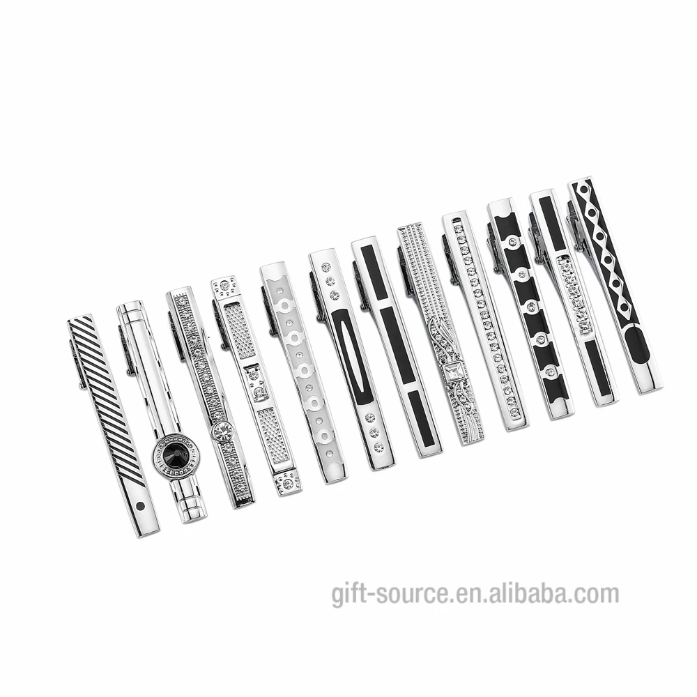 

Wholesale Silver Plated Fashion Tie Bar Tie Clip for Men