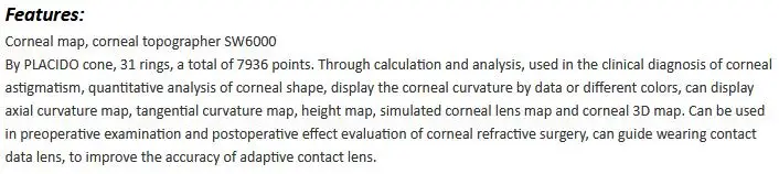 corneal topographer