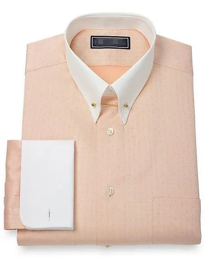 

Men's dress shirts Slim Fit Long Sleeve Pin collar shirts for men