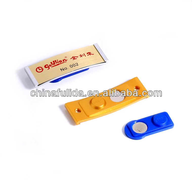 high quality reusable name tags, magnetic name badges with epoxy resin doming