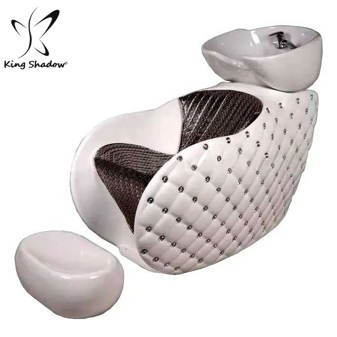 

Kingshadow crystal luxury popular shampoo bed for washing salon furniture, Can be choose