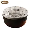 2016 CE SAA approved indoor outdoor balboa system acrylic whirlpool round spa bath hottub with covers