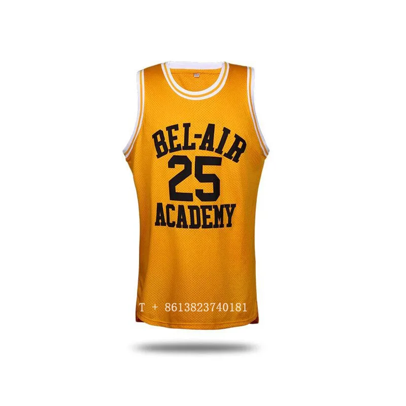 

Highest Quality Jersey Bel-Air Will Smith 14 Academy Tackle Twill Basketball Jerseys