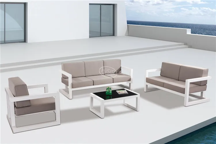Luxus Design Outdoor Möbel Volle Aluminium Garten Sofa - Buy Garten