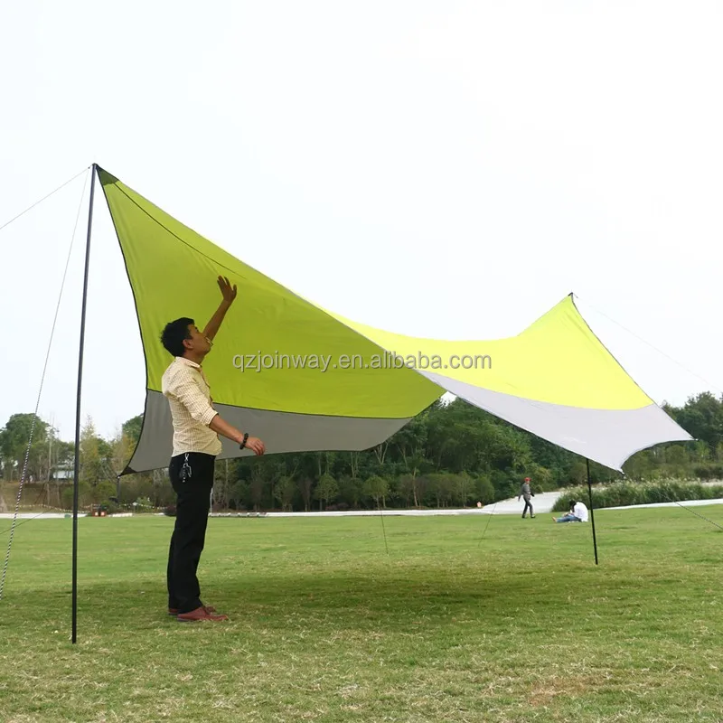 

JWJ-044 Wholesale waterproof sun shade rain cover strech tent, Green