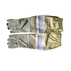 BeeFun One Pair of Rubber and Cotton Gloves to Protect Beekeepers