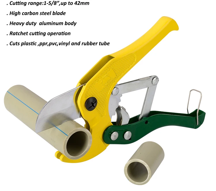 Dajing 65mn Blade Hand Open Pvc Pipe Cutter Plastic/ppr/pe Pipe Cutting