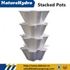 New product plastic stacking plant pot garden pots & planters