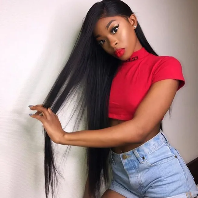 

Can be dyed High quality top grade 100 human unprocessed virgin indian hair straight,virgin chinese straight hair,straight hair, Natural color