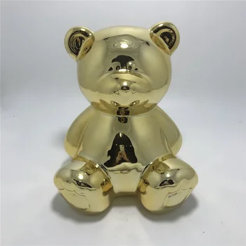 ceramic teddy bear piggy bank