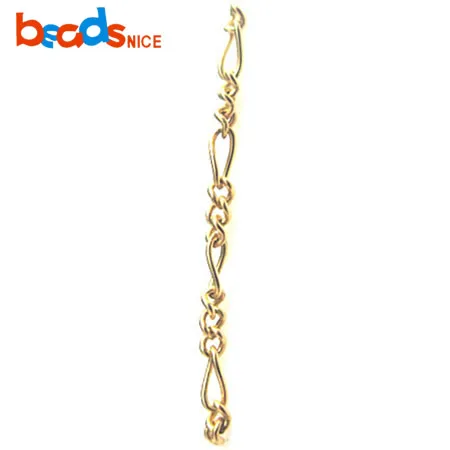 

Beadsnice ID 26006 14K Gold chain 3X1.3mm gold filled findings