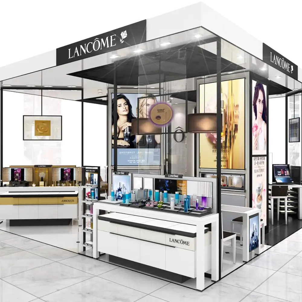 Shop Furniture Kiosk Makeup Station Sale Design Studio Cosmetic Display ...