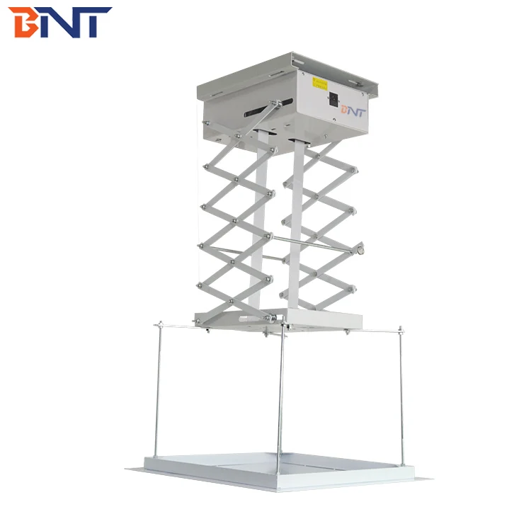 BNT Synchronous Motorized  With Scissor Panel  50*50 Decoration projector ceiling mount bracket