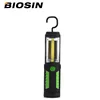 Factory supply rubberized ABS plastic portable 5LED battery operated magnetic flexible COB LED worklight with hook