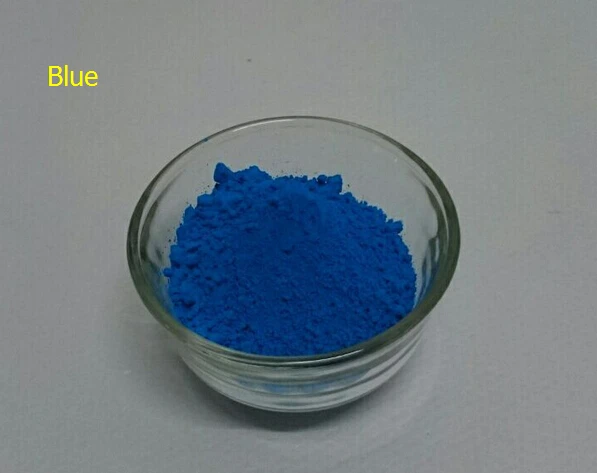 NEON Lake Blue Color Fluorescent Phosphor Pigment Powder for Nail Polish Painting Printing 100g lot Powder