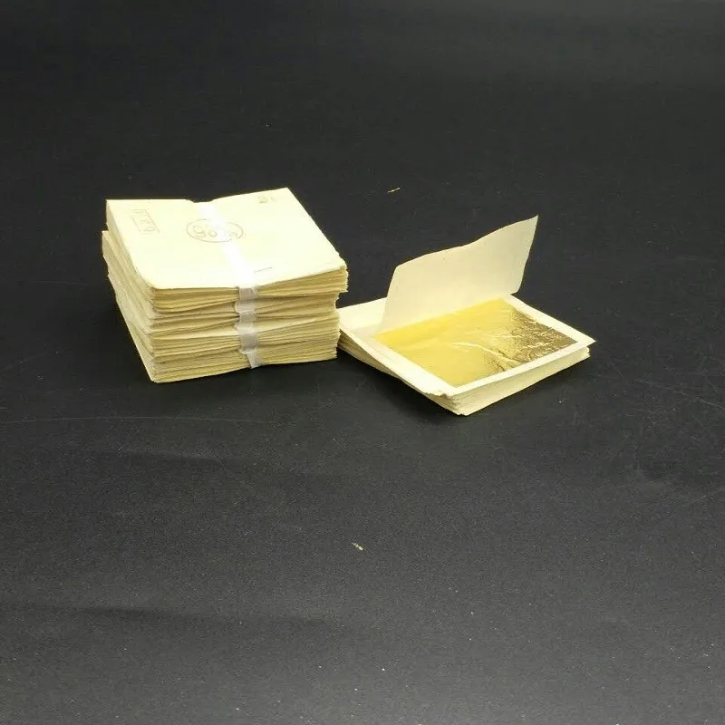 24k Gold High Quality Genuine Gold Leaf 24k Gold Leaf Sheets For Arts