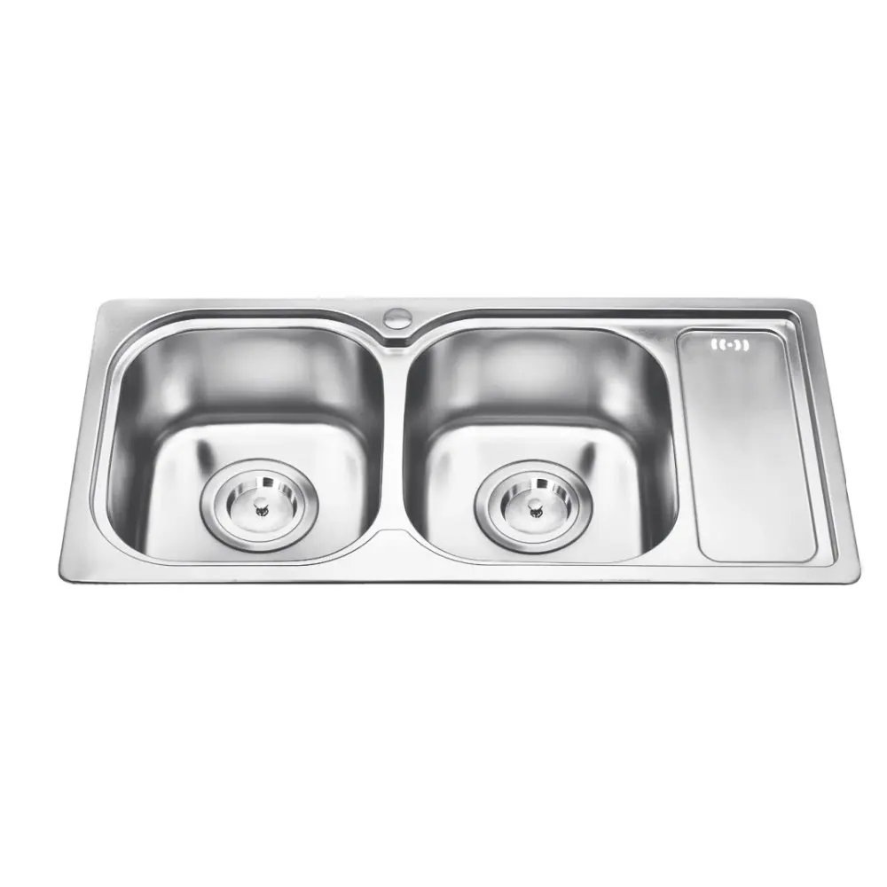 First Class Modern Double Bowl Perfect 304 Stainless Steel Above Counter Kitchen Sink Buy 304 Stainless Steel Kitchen Sink Above Counter Kitchen