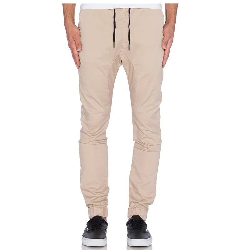 2019 Nueva Llegada Beige Para Hombre Joggers Pantalones De Chandal