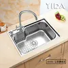 Cheap Price 304 Kitchen Sinks Big Size Single Bolw Sink for Kitchen with Drain Basket