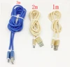 1m 2m 3m 8 pin Micro Type C 3in1 Mobile Phone USB Data sync Charging Cables For iPhone samsung For xiaomi huawei