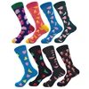 Fashionable Casual Variety Cotton Crew Socks Happy Fruit Novelty Socks for Men