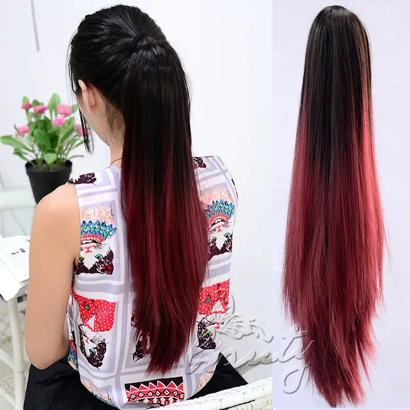 Dark Brown Hair With Red Dip Dye Find Your Perfect Hair Style