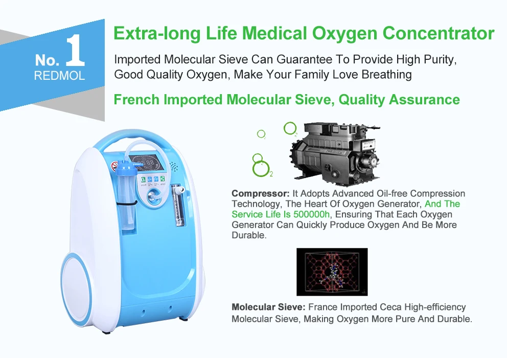 Portable Oxygen Bar/portable Oxygen Concentrator 5l/medical Portable
